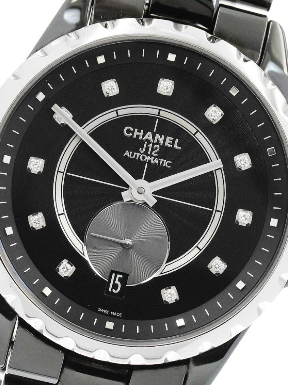 CHANEL J12  diamond black Dial Automatic Boy's Watch_965474